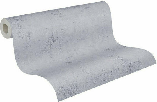 Wall Wallpaper Vinyl Gray 1005x53cm Washable