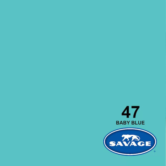 Savage 47-12 Fotohintergrund Papier 272x1100cm Baby Blue