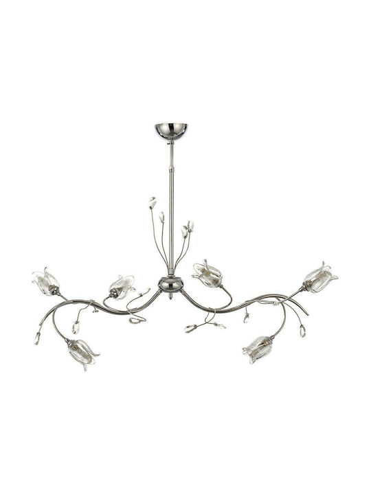 Inlight Οξυντέ Pendant Chandelier with Crystals Bronze