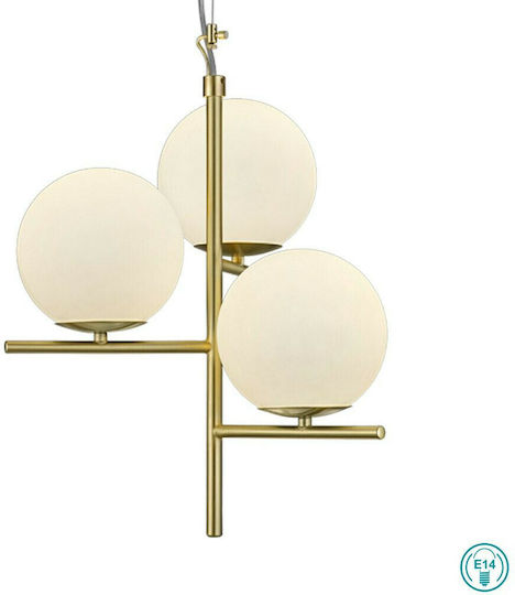 Trio Lighting Pure Verstellbar Hängelampe Bronze mit Fassung E14, E.14 40cm.