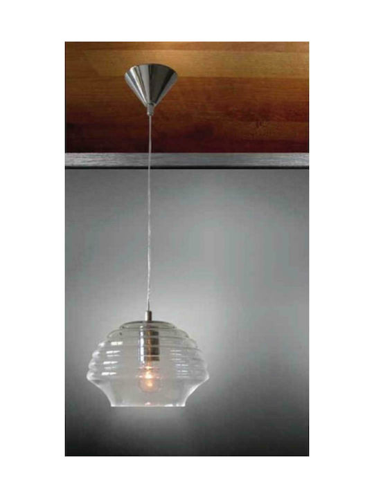 Home Lighting Solo Adjustable Pendant Light Transparent with Socket E27 24x24x120cm
