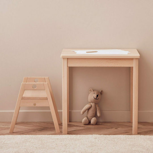 Saga Kindertisch aus Holz Beige Kids Concept