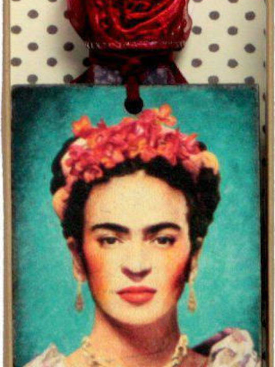 Frida Kahlo Frame 30cm Easter Candle Square Scented Blue