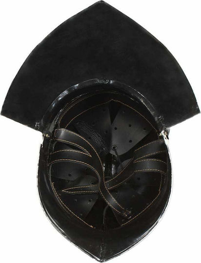 Karneval Ritter-Helm Silber 1Stück