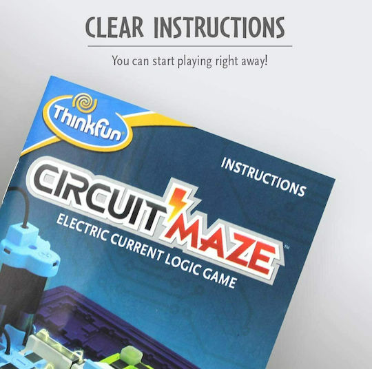 Επιτραπέζιο Παιχνίδι Circuit Maze για 1 Παίκτη 8+ Ετών (EN) Think Fun