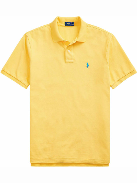 Ralph Lauren Polo Μπλούζα Κοντομάνικη Κίτρινη