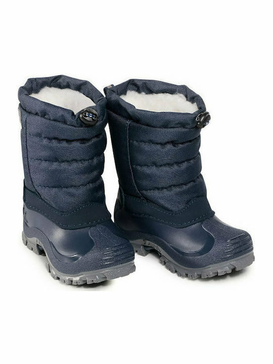 Kinder-Schneestiefel Marineblau