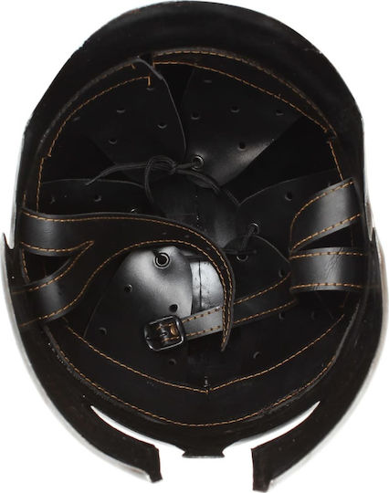 De carnaval Cască Argintie din Metal 1buc