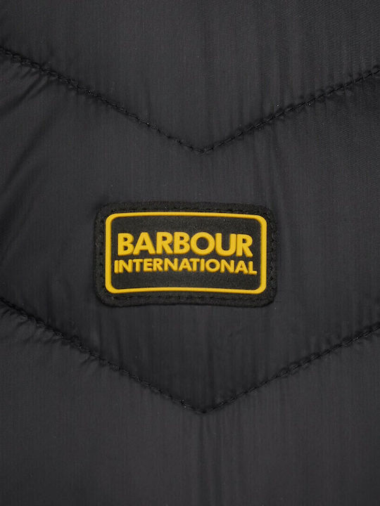 Women's Short Puffer Jacket for Winter Black