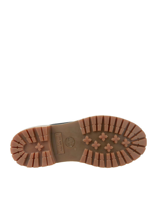 Buty 6inch Premium Δερμάτινα Γυναικεία Αρβυλάκια με Μεσαίο Τακούνι Μαύρα