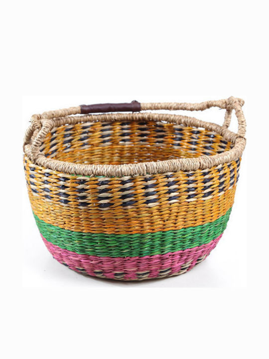 Soulworks Set dekorative Körbe mit Griffen Colorful 5Stück