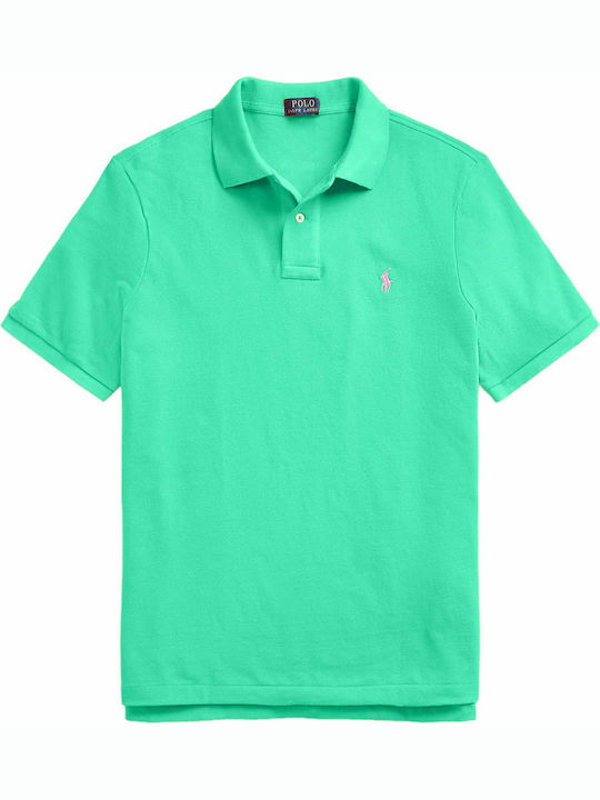 Ralph Lauren Men's Short Sleeve Blouse Polo Green