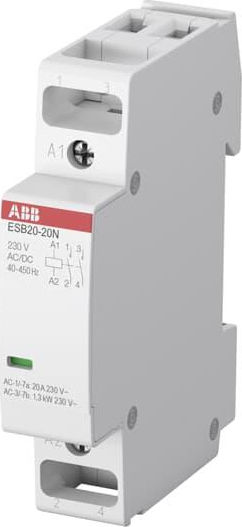 Abb Ρελέ Ράγας Ισχύος 20A Διπολικό με Τάση 230V