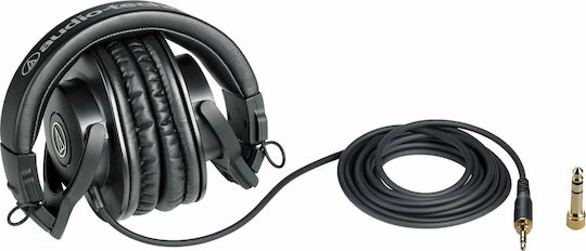 Audio Technica ATH-M30x Ενσύρματα Over Ear Ακουστικά Μαύρα