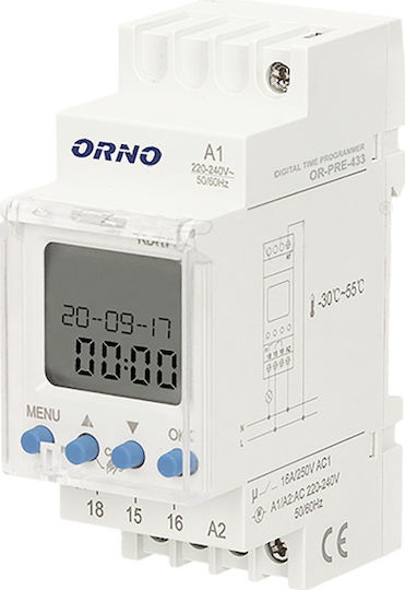 Orno Digital Time Delay Relay Weekly With Standby PRE-433