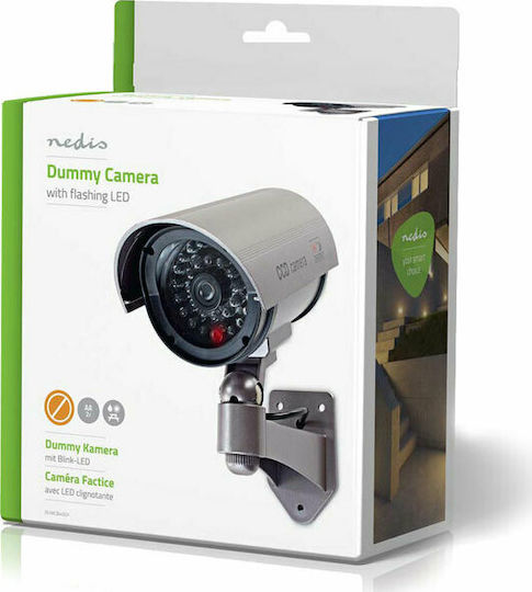 Nedis Dummy Surveillance Bullet Camera Silver