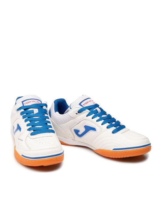 Joma Top Flex Ποδοσφαιρικά Παπούτσια Σάλας IN Λευκά