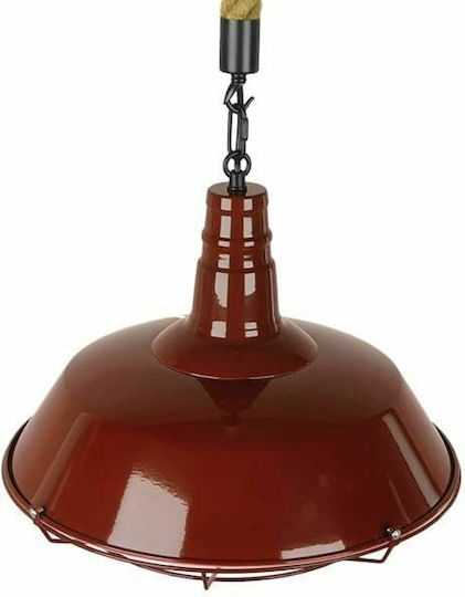 GloboStar Iscar Pendant Light Red Bell with Socket E27 36x36x31cm