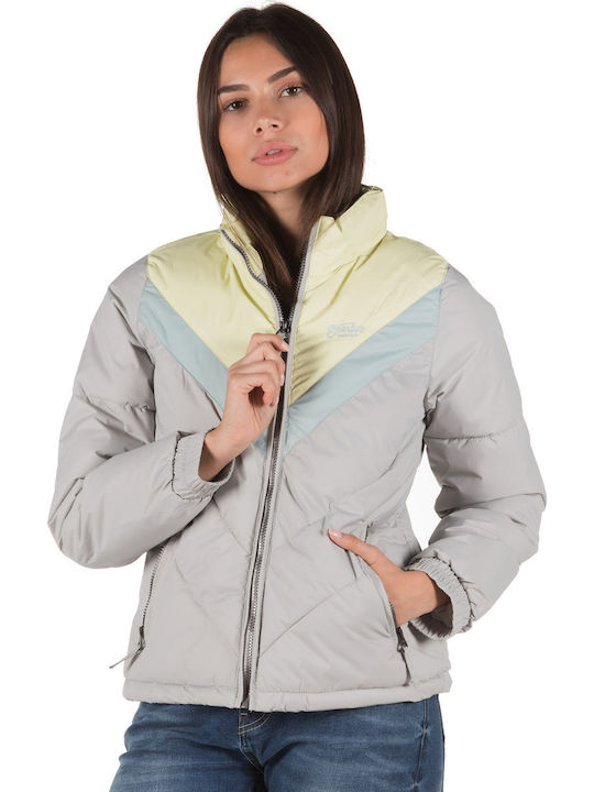 Women's Short Puffer Jacket for Winter