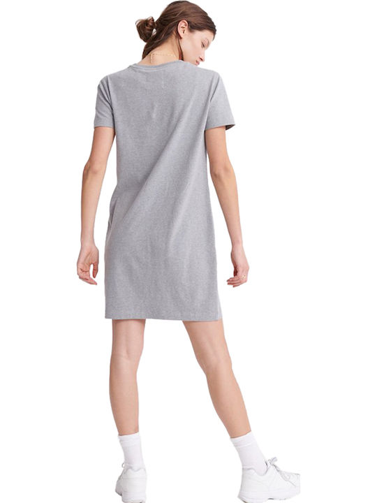 Superdry Orange Label Mini Shirt Dress Dress Gray