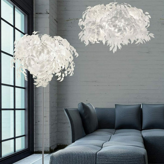 Trio Lighting Ρυθμιζόμενο Κρεμαστό Φωτιστικό Λευκό Καμπάνα με Ντουί E27 38εκ.