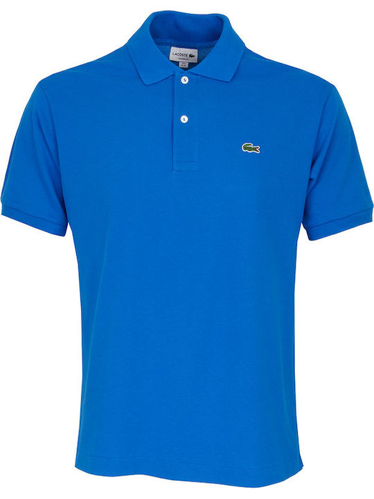 Lacoste Ανδρικό T-shirt Κοντομάνικο Polo Μπλε