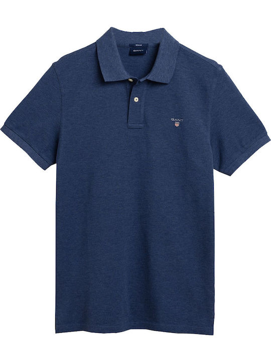 Gant Polo Kurzarmbluse Blue