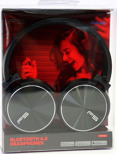 Platinet Freestyle FH0917 Wireless Wired On Ear Headphones with 10 hours Playing Time Black