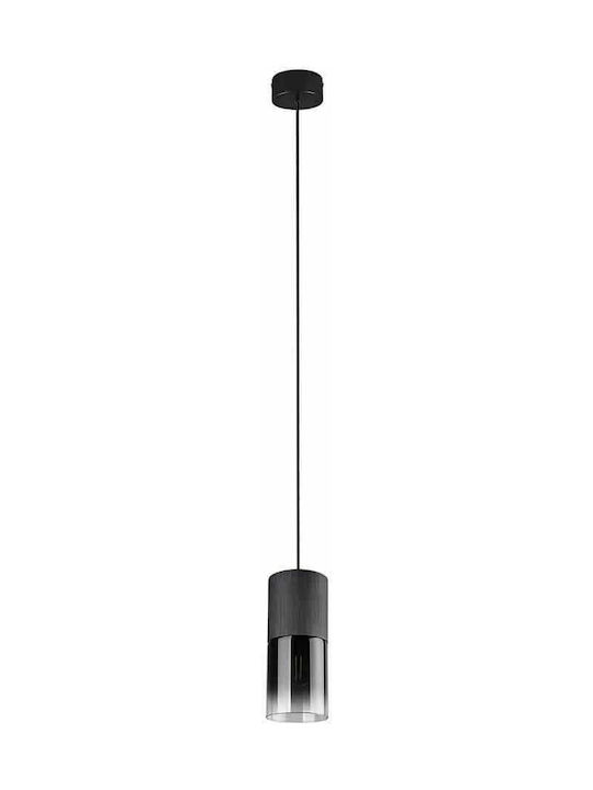 Trio Lighting Robin Adjustable Pendant Light Black with Socket E27 10x23x150cm