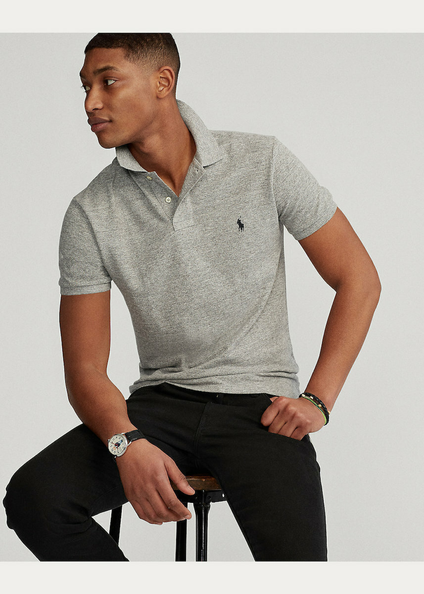 Ralph Lauren Polo T-shirt Gray 710782592003 | Skroutz.mt