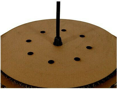GloboStar Crete Brown Bell Pendant Ceiling Light with E27 Socket 40x34x34cm