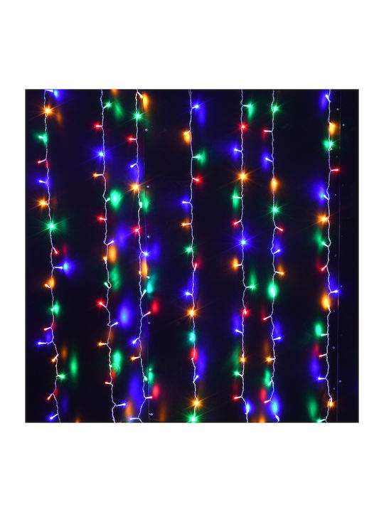 300 Lights LED 3m. x 300cm Multicolor type Curtain 1pcs