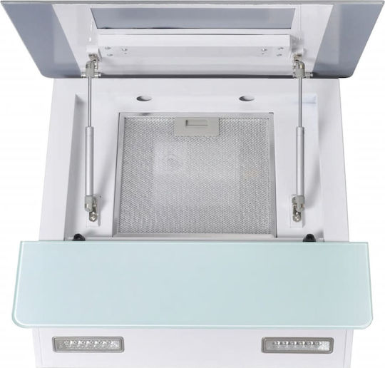 vidaXL Chimney Vent Hood 60cm White