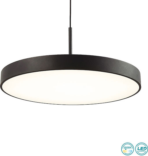 Viokef Madison Adjustable Pendant Light Black 50cm