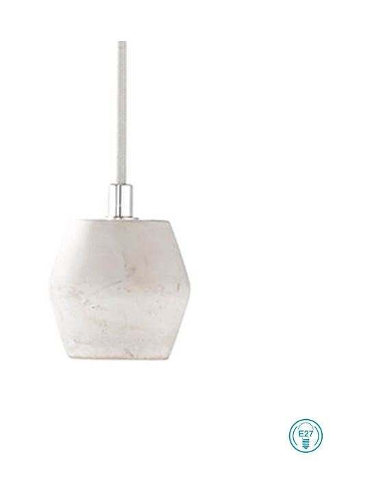 Wofi Luum Pendant Light Gray with Socket E27 10cm