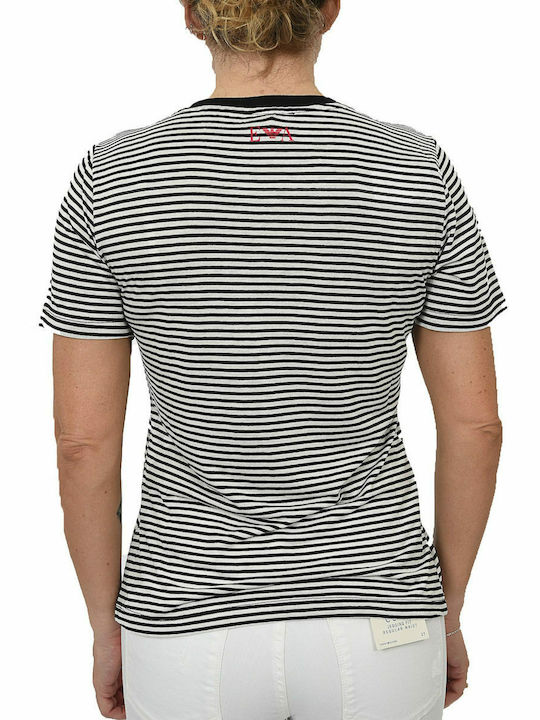 Emporio Armani Γυναικείο T-shirt Γκρι με Στάμπα