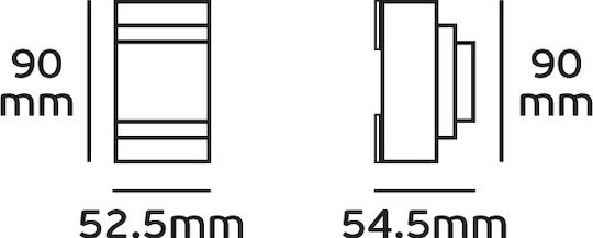 Mean Well Τροφοδοτικό Ράγας με Έξοδο 24V και Ισχύ 60W 2.5A