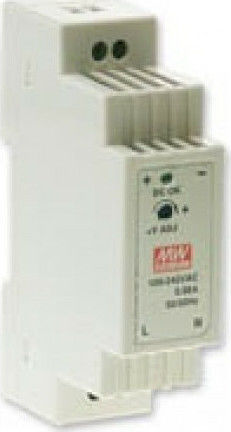 Mean Well DR15-5 DIN Rail Power Supply 2.4A/5V/12W