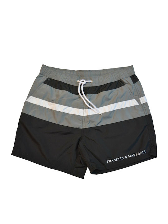 Men's Swimwear Shorts Black Striped