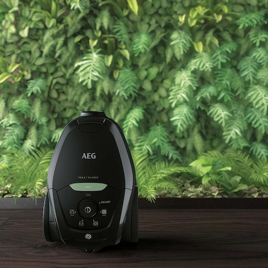 AEG VX82-1-OKO Ηλεκτρική Σκούπα 600W με Σακούλα 3.5lt Μαύρη