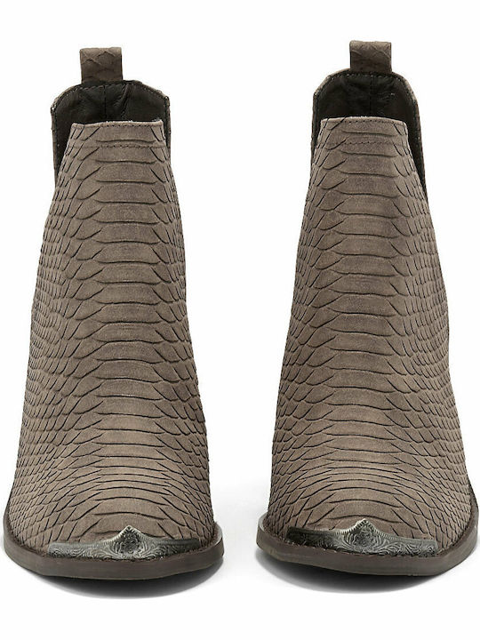 West 588 Women's Cowboy Boots with High Heel Brown