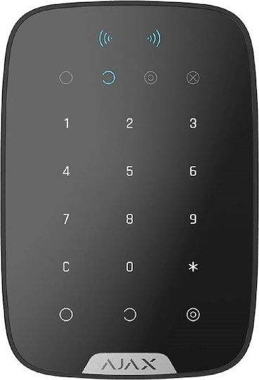 Ajax Systems KeyPad Plus Wireless Security Access-Control Keypad Touch Black 26077.83.BL1