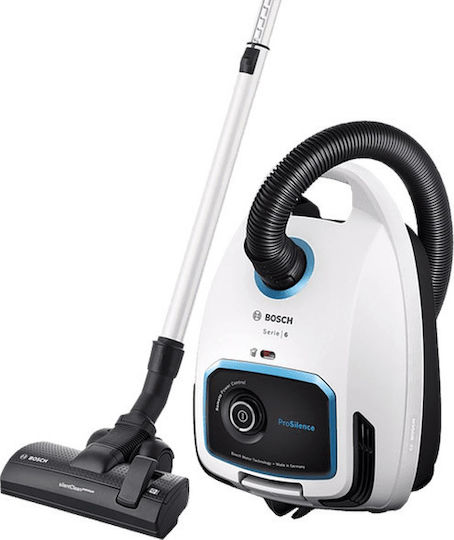 Bosch BGB6SIL1 Vacuum Cleaner 700W Bagged 4.5lt White