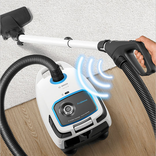 Bosch BGB6SIL1 Vacuum Cleaner 700W Bagged 4.5lt White