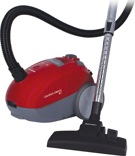 Rohnson R-1185 Vacuum Cleaner 800W Bagged 2.5lt Red