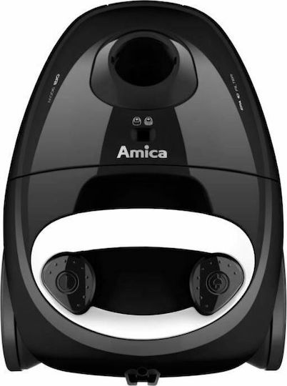 Amica ORA VM1032 Ηλεκτρική Σκούπα 900W με Σακούλα 2lt Μαύρη