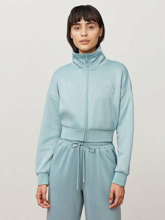 Kiya Women's Sweatshirt Jacket Blue