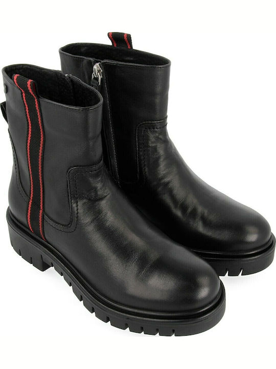 Ghete dama de piele Negru