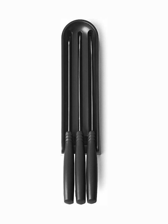 Brabantia Σετ Μαχαίρια με Βάση από Ανοξείδωτο Ατσάλι 3τμχ