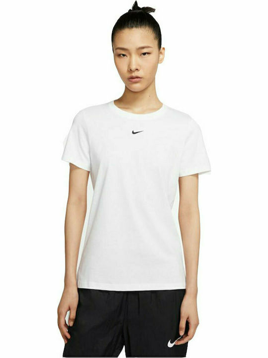 Nike Swoosh Damen Sport T-Shirt Weiß